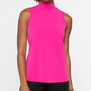NEVER WORN Pure Pink Nic and Zoe Easy Mock Tank